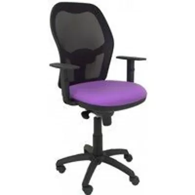 Piqueras y Crespo Jorquera Silla Malla Negra Asiento Bali Lila