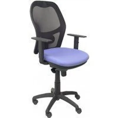Piqueras y Crespo Jorquera Silla Malla Negro Asiento Azul Claro