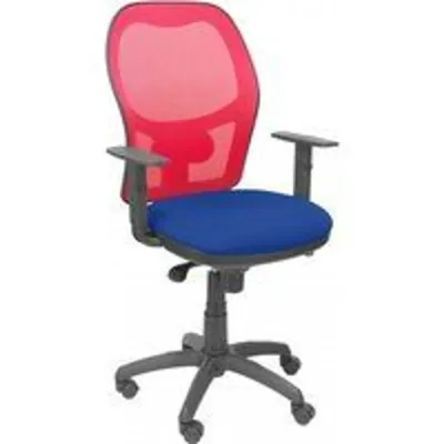 Piqueras y Crespo Jorquera Silla Malla Roja Asiento Bali Azul