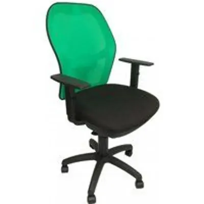 Piqueras y Crespo Jorquera Silla Malla Verde Asiento Bali Negro