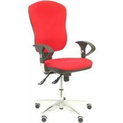 Piqueras y Crespo Moral Silla Sincro Tela Brazos Regulables Rojo