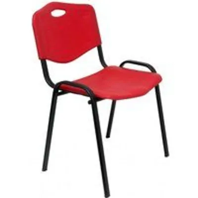 Piqueras y Crespo Robledo Pack de 4 Sillas PVC Rojo