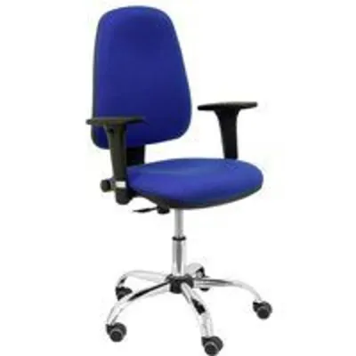 Piqueras y Crespo Socovos Silla Bali Azul Brazos Regulables Cromado