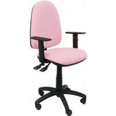 Piqueras y Crespo Tribaldos Silla Oficina con Brazos Regulables Rosa