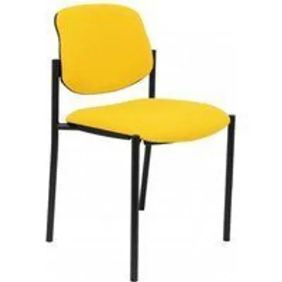 Piqueras y Crespo Villalgordo Silla Fija Bali Amarillo Chasis Negro