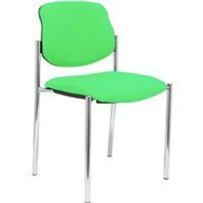 Piqueras y Crespo Villalgordo Silla Fija Bali Pistacho Chasis Cromo