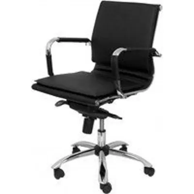 Piqueras y Crespo Yeste Sillón Confidente Giratorio Similpiel Negro