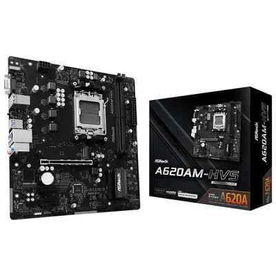 Placa Base ASRock A620AM-HVS A620 AM5 DDR5 Micro ATX PCIe 4.0