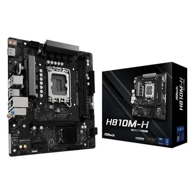 Placa Base ASRock H810M-H Intel H810 LGA1851 DDR5 Micro-ATX PCIe 4.0 M.2