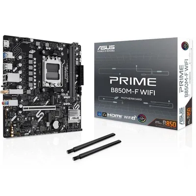 Placa Base ASUS PRIME B850M-F WIFI B850 AM5 DDR5 micro ATX WiFi 6 M.2 PCIe 5.0