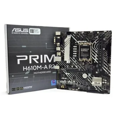 Placa Base Asus Prime H610M-A R2.0 H610 LGA1700 DDR5 micro-ATX PCIe 4.0 Aura Sync