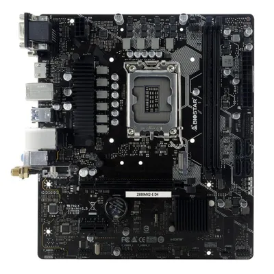 Placa Base Biostar Z690MX2-E D4 Z690 LGA1700 DDR4 Micro ATX Sin Wifi RAID 2.5GbE M.2