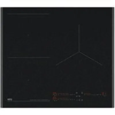 Placa de Inducción AEG TI63IQ30FZ 8000 Saphirmatt 3 zonas PowerBoost 60 cm Negro Mate