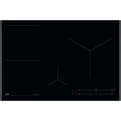 Placa de inducción AEG TO84IU0FFB 80 cm 4 zonas Función Puente PowerBoost Triple XL