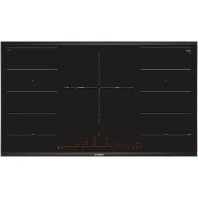 Placa de Inducción Bosch Serie 8 PXV975DV1E 5 Zonas FlexInducción 90 cm Negra Integrada