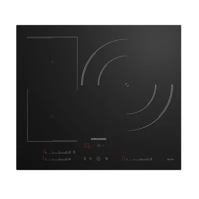 Placa de inducción Grundig GIEI627374PN 4 zonas FlexiZone Booster 59 cm Touch Negro