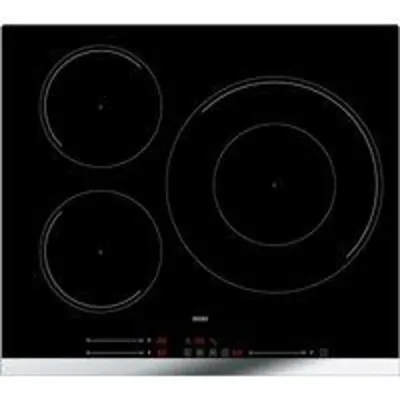 Placa de inducción SVAN SI3601SB32 3 zonas 7400W 59cm Crystal Negro Control Slider Booster