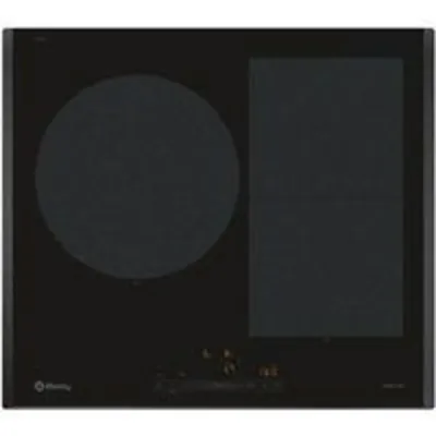 Placa Inducción 3 Zonas 7400W, Flexible, 60cm, Vidrio Cerámica, Control Táctil, Balay 3EB968LH, Negro