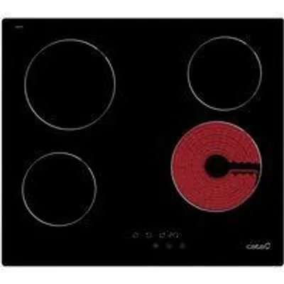 Placa vitrocerámica Cata TN 604/B 6000W 4 zonas control táctil bloqueo infantil