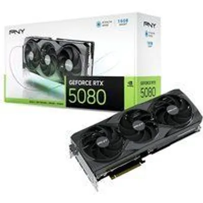 PNY GeForce RTX 5080 Triple Fan 16GB GDDR7 Reflex 2 RTX AI DLSS4