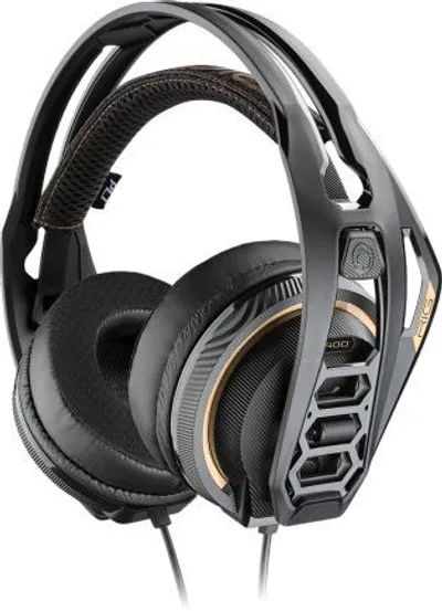 POLY 400 PRO HC Auriculares Diadema Juego Negro Oro