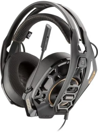 POLY 500 PRO HC Auriculares Gaming Alámbricos Negro