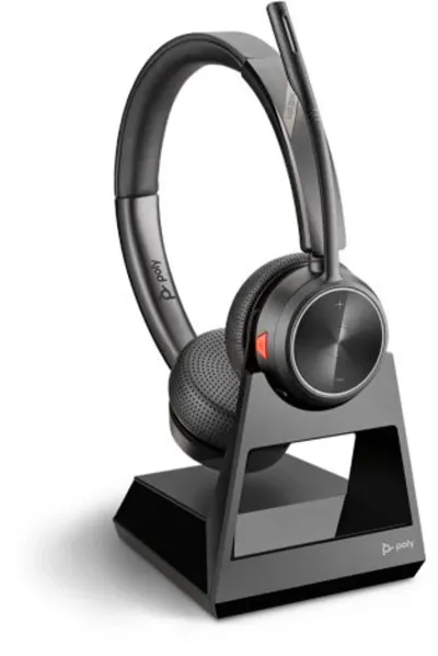 POLY 7220 Auriculares Inalámbricos Diadema Oficina/Centro de Llamadas Negro