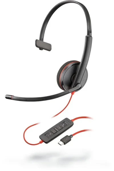 POLY Blackwire C3215 Auriculares Alámbricos Diadema Oficina Centro de Llamadas USB-A Negro