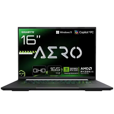 Portátil GIGABYTE AERO X16 2WHA3EEC65AP 16" AMD Ryzen AI 9 370 32GB 2TB SSD RTX 5070 Windows 11 Pro