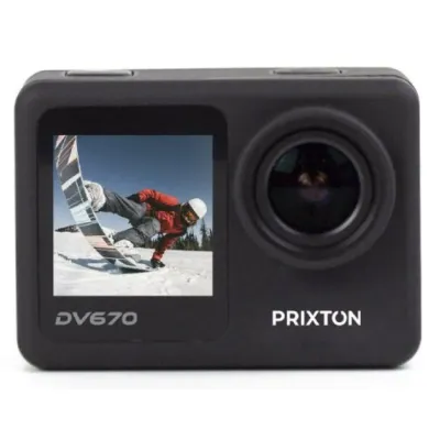 Prixton DV670 Cámara Deportiva Dual Screen 4K