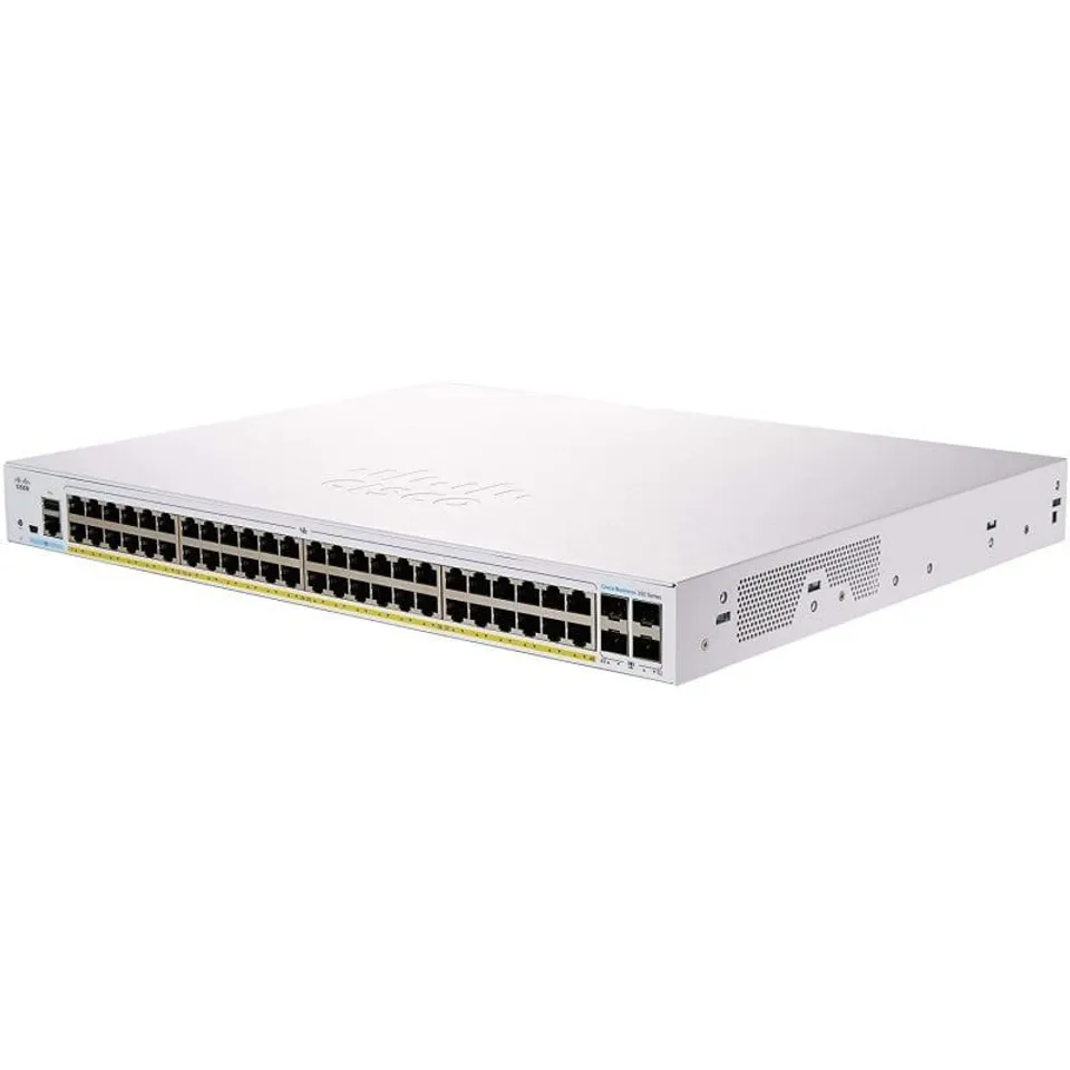 Cisco CBS350-48P-4G-EU Switch de Red 48 Puertos GE PoE 4 x SFP 1G