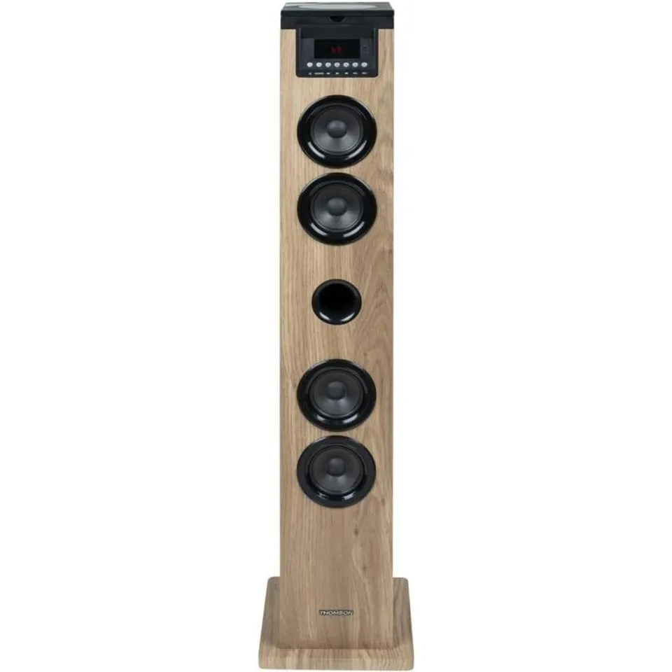 Thomson DS122CD Torre de Sonido Bluetooth Reproductor CD 60W Madera