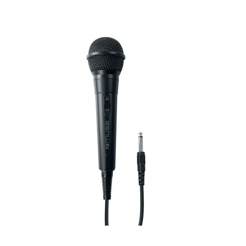 Muse MC-20 B Micrófono con Cable Negro