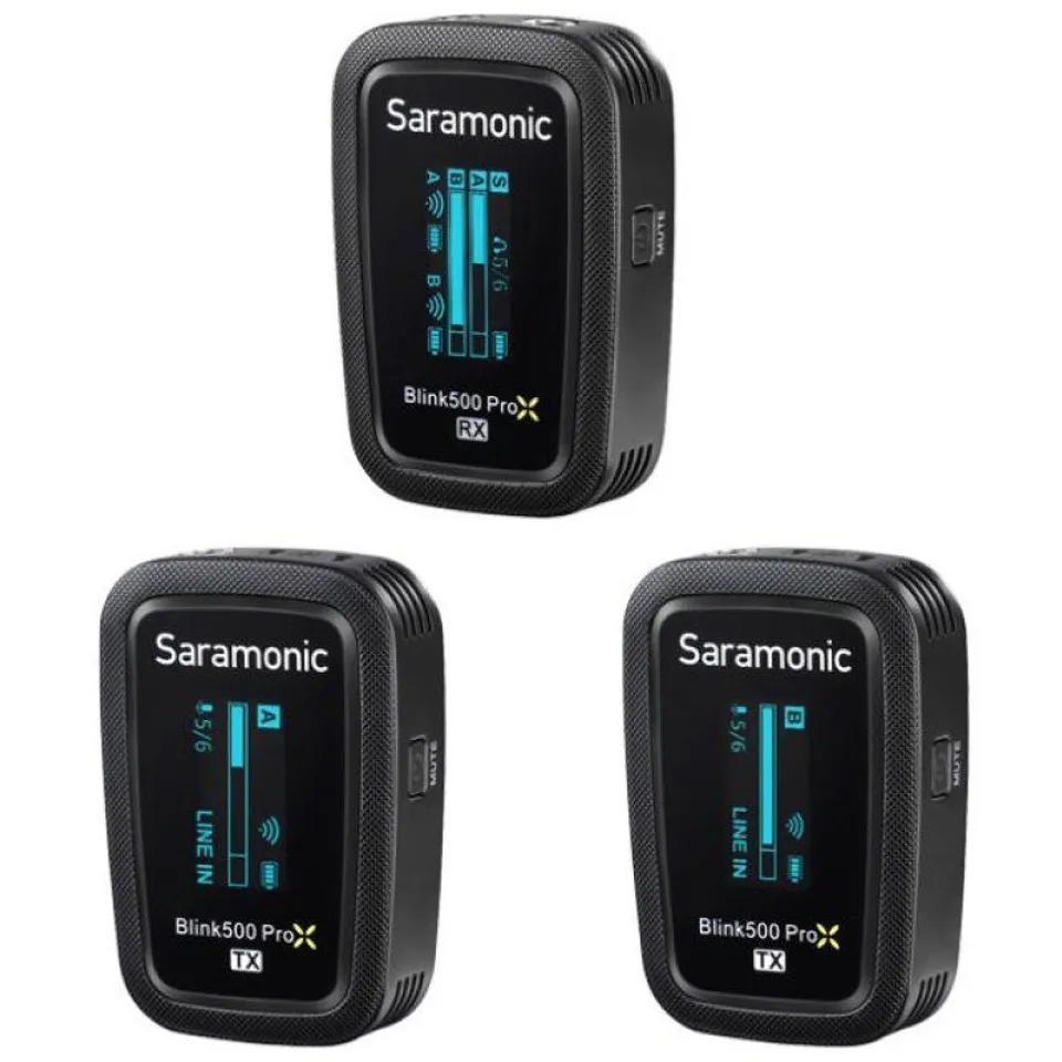 Saramonic Blink500 ProX B2 Sistema de Micrófono Inalámbrico Doble Canal