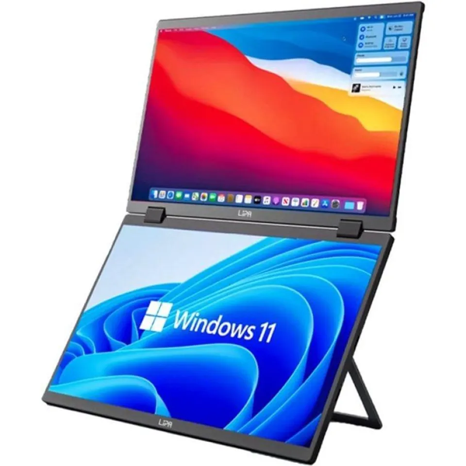 Lipa HDR-72 Monitor Portátil Dual 15.6" LED IPS FullHD