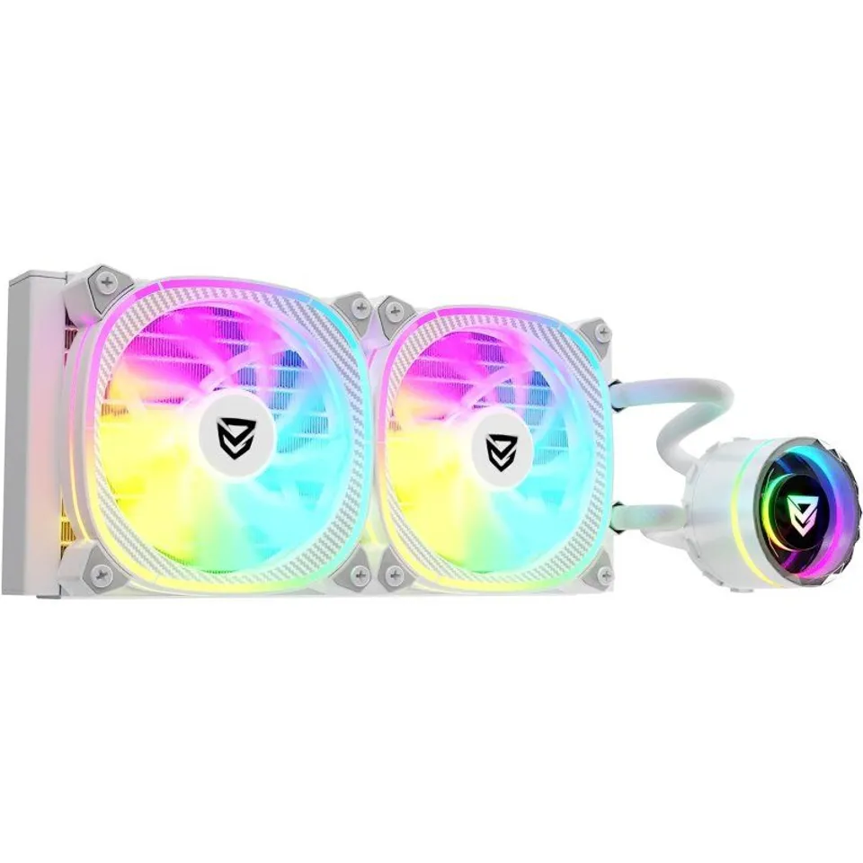 Nfortec ATRIA X Kit Refrigeración Líquida 240 mm Blanco