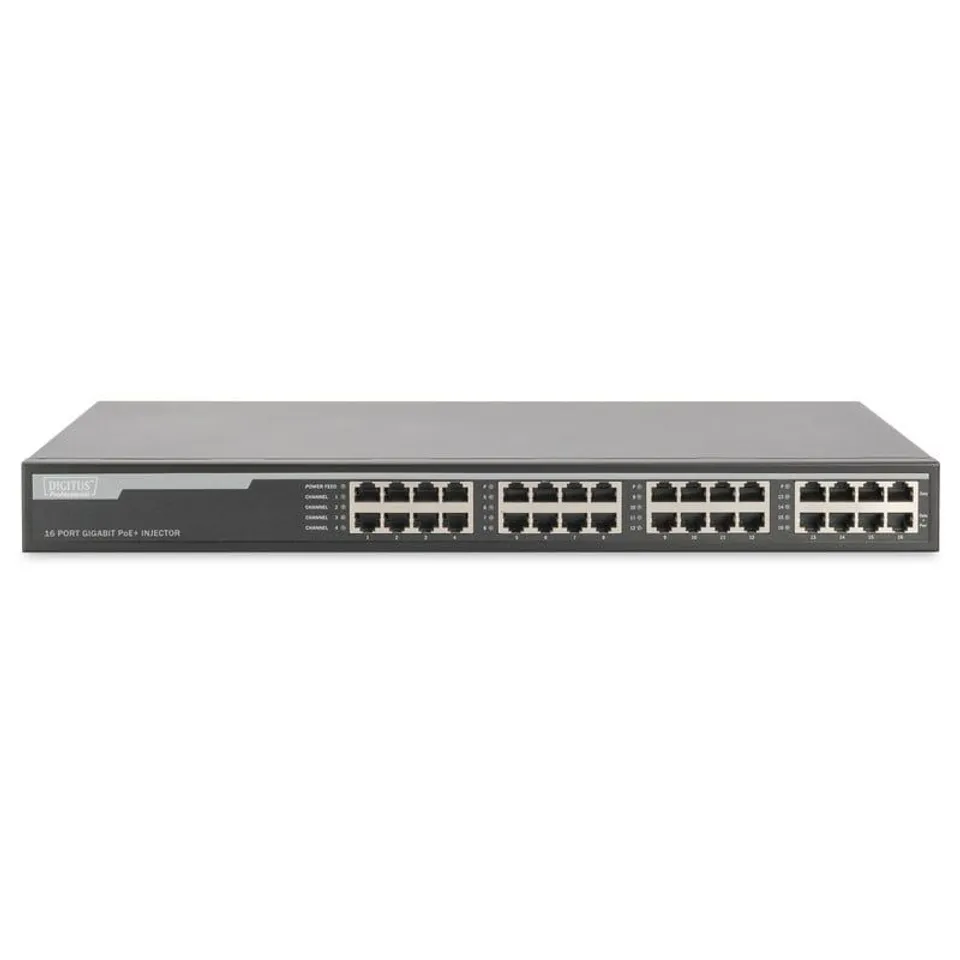 Digitus Inyector Gigabit PoE+ 16 Puertos