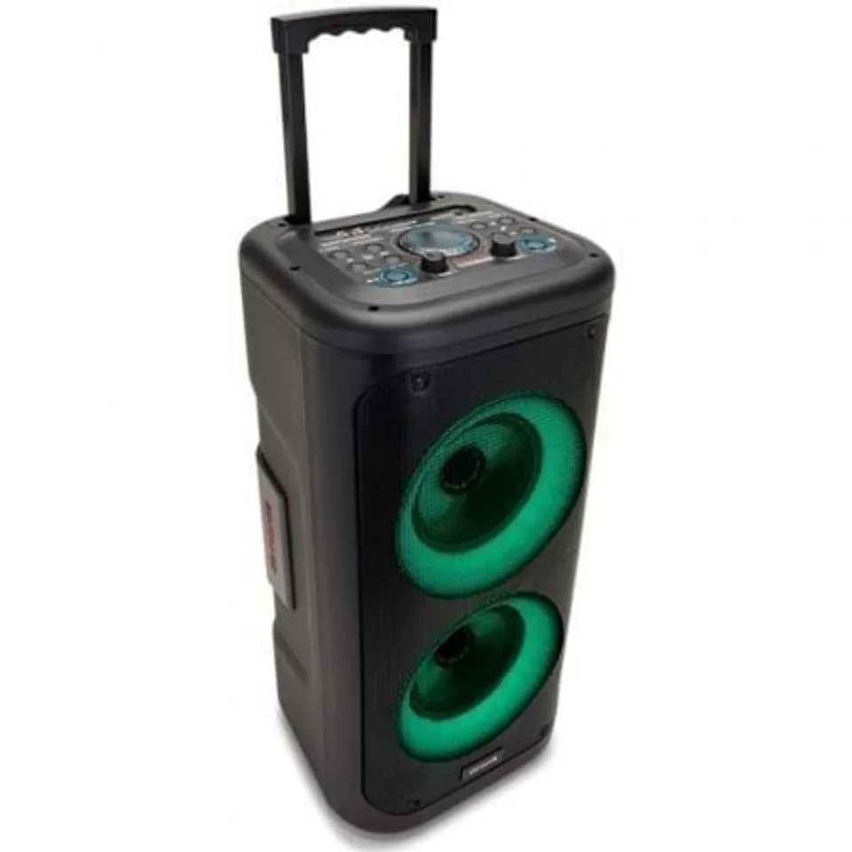 AIWA HyperBass 350W Portátil Bluetooth con LED y Karaoke