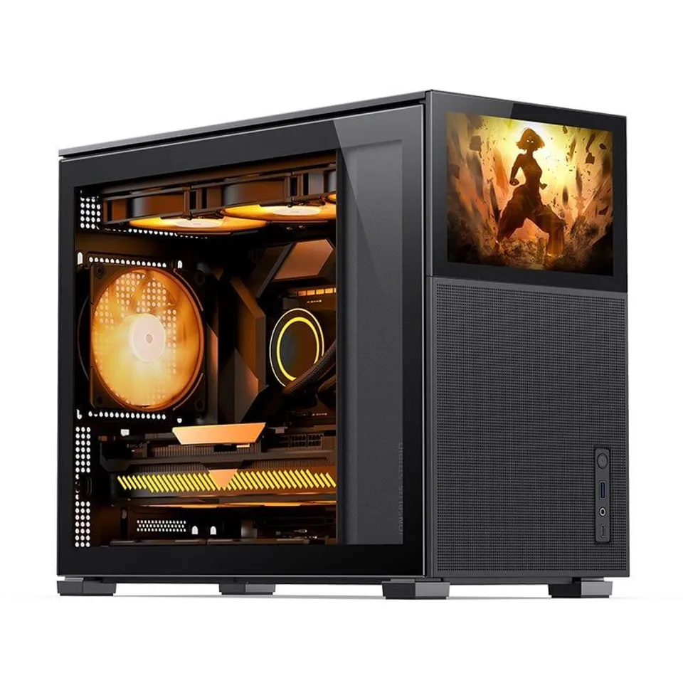Jonsbo D31 MESH Cristal Templado USB 3.2 Negro