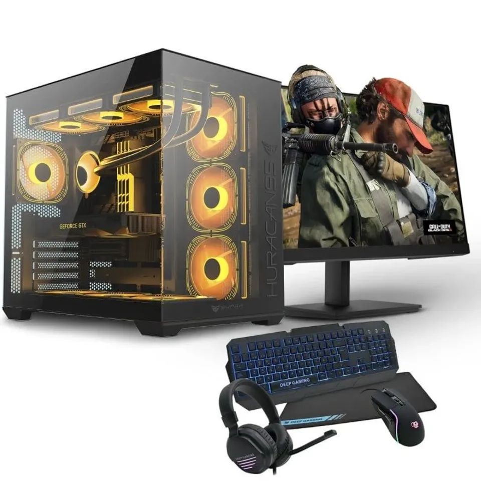 PC Racing Top Gaming Intel Core i7-14700KF 32GB 2TB SSD RTX 4080 Super Monitor 27 FullHD Combo