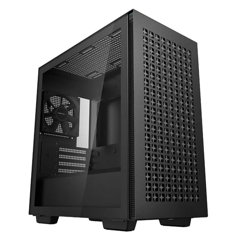 DeepCool CH370 Mini MATX Cristal Templado USB 3.2 Negra