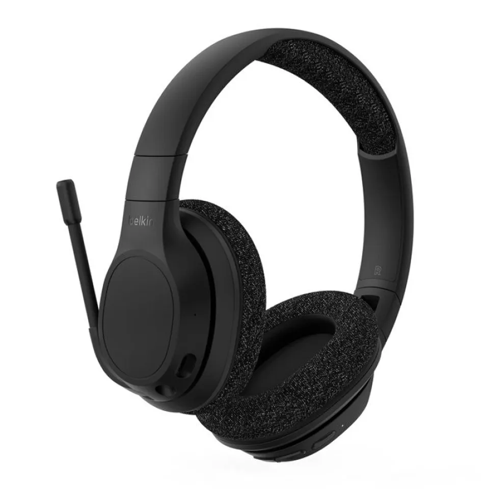 Belkin Auriculares Inalámbricos Bluetooth 5.2 Cancelación Activa de Ruido Micrófono Boom