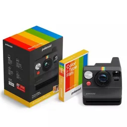 Polaroid Now Gen 3 Negra USB-C + 8 Fotos i-Type Color