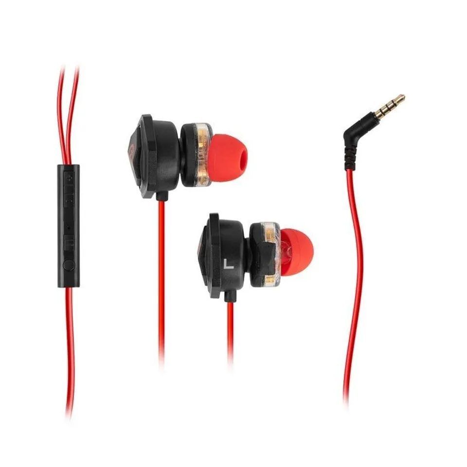 Ozone Heat X30 Auriculares Intraurales Gaming Negro Rojo