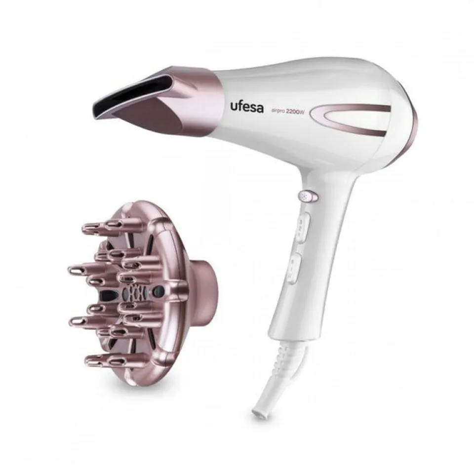 Ufesa AC AirPro Secador de Pelo 2200W Blanco