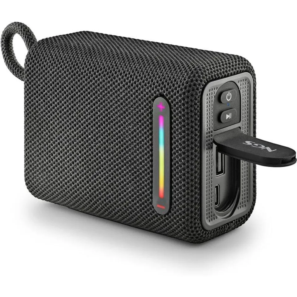 NGS Roller Furia 1 Altavoz Bluetooth Portátil Negro