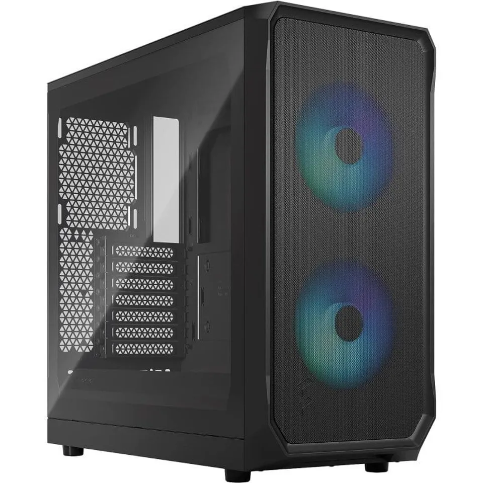 Fractal Design Focus 2 RGB Cristal Templado USB 3.2 Negra