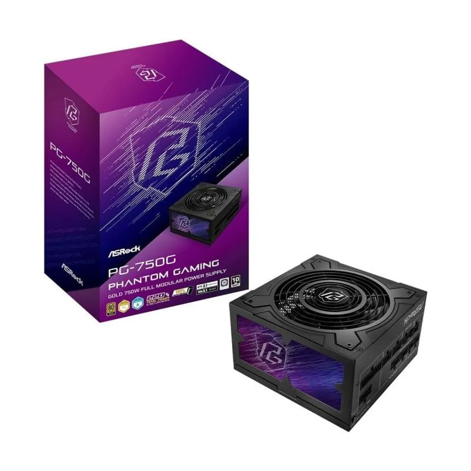 ASRock Steel Legend 750W 80 PLUS Gold Negro