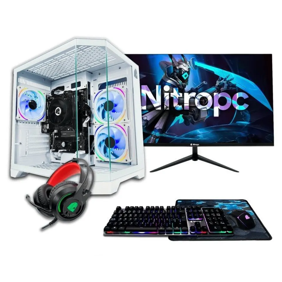 NitroPC Pack Bronze Plus - Ryzen 5 5600GT,16GB,1TB SSD,24"