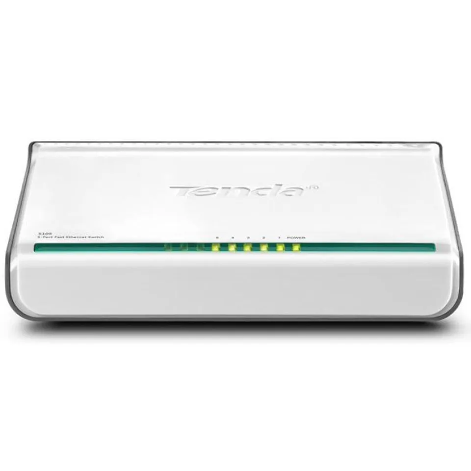 Tenda S105 Switch No Administrado 10/100 5 Puertos MDI-X Blanco
